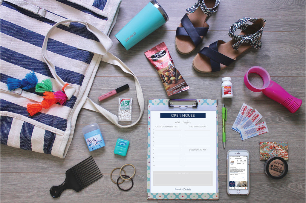 Summer Sorority Recruitment Prep: How to Build a Rush Week Essentials Kit!