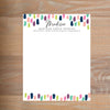 Paint Strokes social resume letterhead without formatting