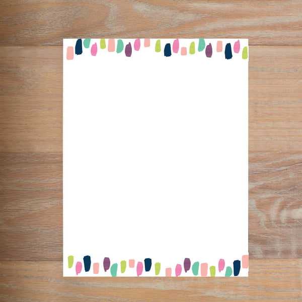 Paint Strokes letterhead version 3