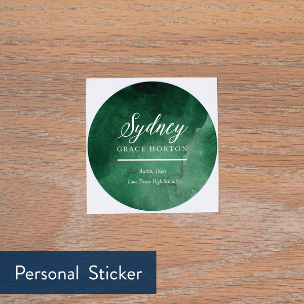 Golden Greenery personal sticker