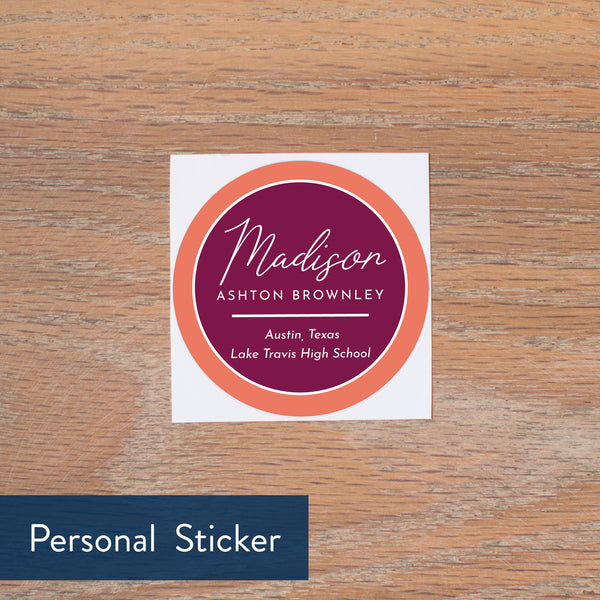 Petals personal sticker