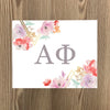 Alpha Phi Geometric Bouquet Art Print