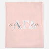 Alpha Gamma Delta Marble & Blush Sorority Blanket