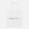 Alpha Omicron Pi Marble Greek Letters Tote