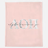 Alpha Omicron Pi Marble & Blush Sorority Blanket