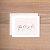 Alpha Phi Marble & Blush Sorority Note Cards