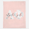 Alpha Phi Marble & Blush Sorority Blanket