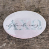 Alpha Chi Omega Marble & Blush Greek Buttons