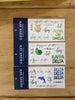 Alpha Chi Omega, Kappa Delta, and Delta Delta Delta Sorority Tattoo Set