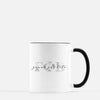 Gamma Phi Beta Marble & Black Sorority Mug