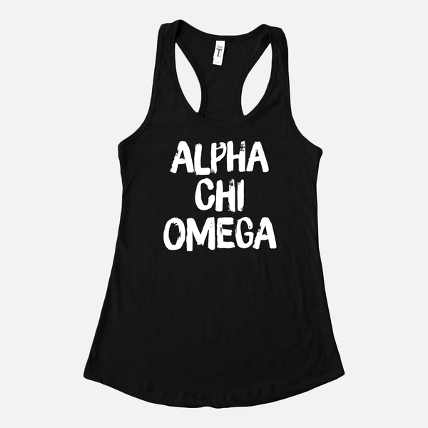 Alpha Chi Omega Graphic Sorority Tank