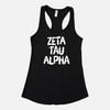 Zeta Tau Alpha Graphic Sorority Tank