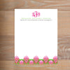 Bright Garden social resume letterhead without formatting shown in Peony & Jungle