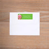 Bright Garden Return (Home) Address Label shown in Jungle