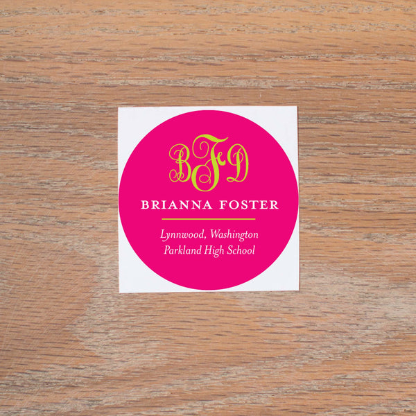 Bright Garden personal sticker