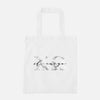 Chi Omega Marble Greek Letters Tote
