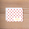 Chi Omega Dotted Sorority Note Cards