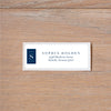 Chic Initial return (home) address label