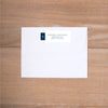 Chic Initial return (home) address label shown in Night