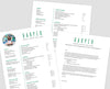Big Name Kelly Green Word Templates
