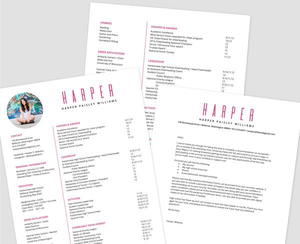 Big Name Peony Word Templates