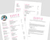 Big Name Peony Word Templates