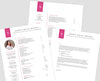 Chic Initial Peony Word Templates