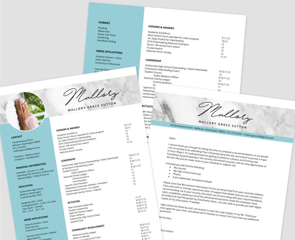 Marble Pool Word Templates