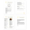 Simply Modern Initial Microsoft Word Resume Templates