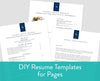 Chic Initial Pages for Mac Resume Templates
