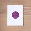 Delicate Lace Personal Sticker shown in Grape & Plum