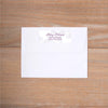 Delicate Lace Return (Home) Address Label shown in Grape & Plum