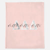 Delta Delta Delta Marble & Blush Sorority Blanket