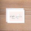 Delta Gamma Sorority Note Cards in Marble and Blush