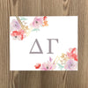 Delta Gamma Geometric Bouquet Art Print