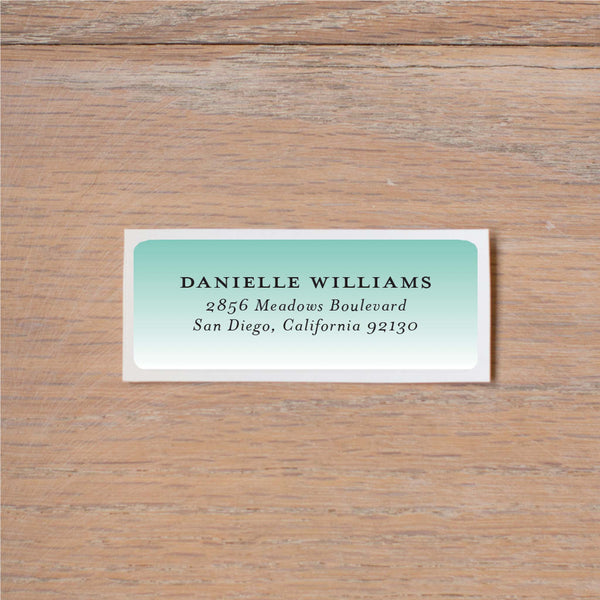 Fresh Paisley return (home) address label