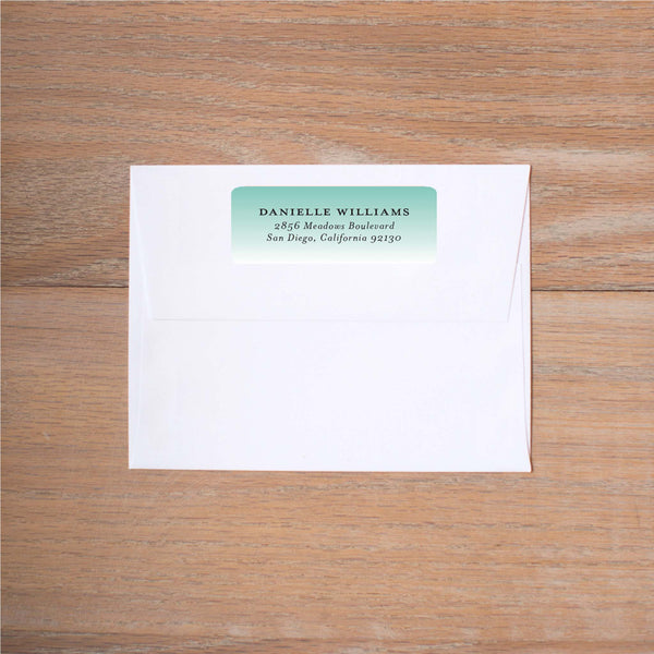 Fresh Paisley return (home) address label