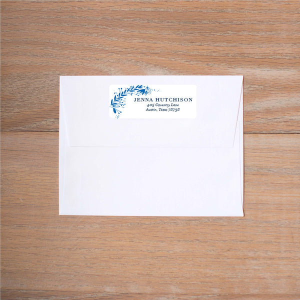 Garden Branches return (home) address label