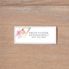Geometric Bouquet Return (Home) Address Labels
