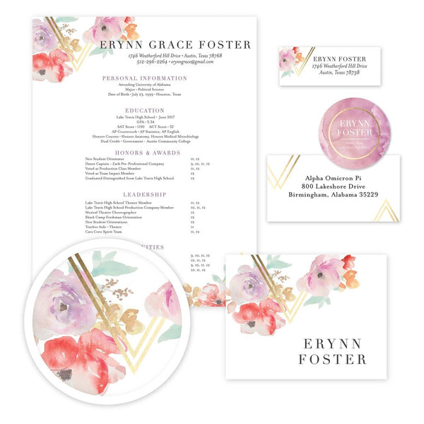 Please note: This design features digitally printed faux foil to mimic the look of real gold foil; Real gold foil is not utilized.