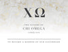 Chi Omega Golden Marble Bid Card
