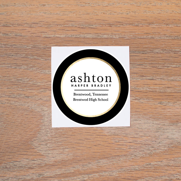 Golden Dots personal sticker