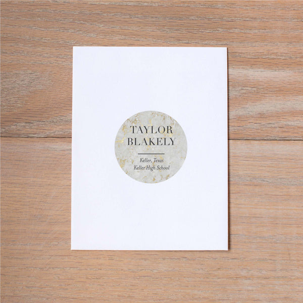 Golden Marble personal sticker
