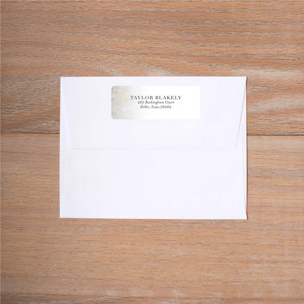 Golden Marble return (home) address label