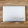 Kappa Alpha Theta Clear Marble & Script Die Cut Sticker