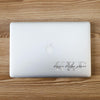 Kappa Kappa Gamma Clear Marble & Script Die Cut Sticker