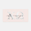 Chi Omega Marble & Blush License Plate