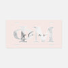 Phi Mu Marble & Blush License Plate