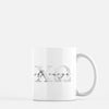 Chi Omega Marble Sorority Mug