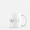 Phi Mu Marble Sorority Mug